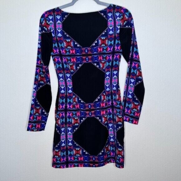 Mara Hoffman Front Cutout Dress in Rider Black Size 0 Pre-owned - Picture 9 of 12